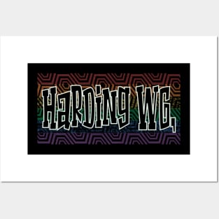 LGBTQ PRIDE EQUAL USA HARDING Posters and Art